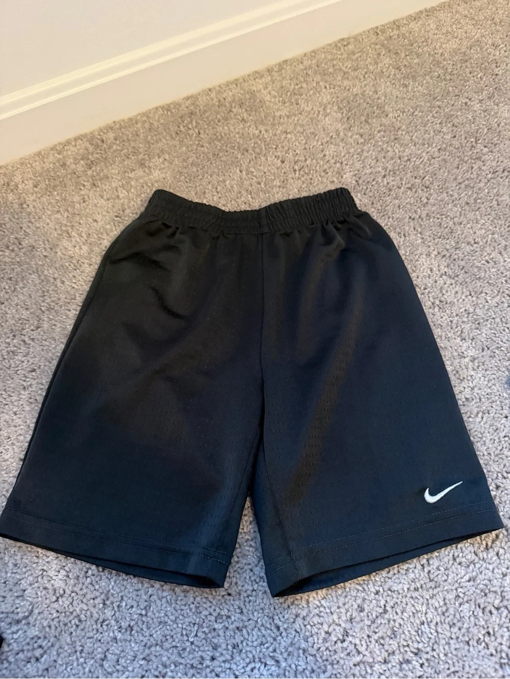 Size 5 - Nike Kids Boys Black Athletic Shorts